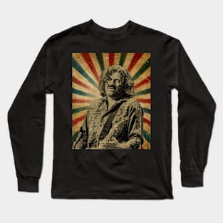 Tab Benoit -  Photo Vintage Retro Look Fan Design Long Sleeve T-Shirt